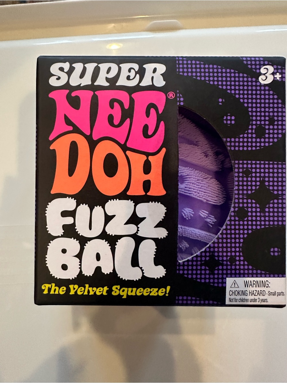 Super Nee Doh Fuzz Ball Plush Toy - Purple